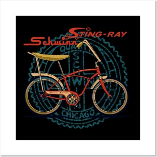 Schwinn Stingray Vintage Bicycle Tribute Posters and Art